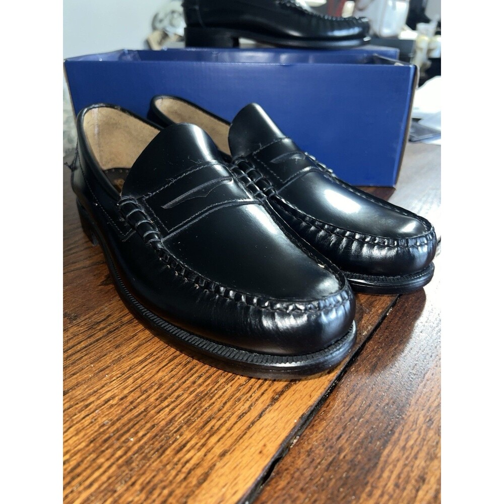 Sebago Cityside โClassic Danโ Mnโs Black Leather Penny Loafer Sz 8.5D New in Box